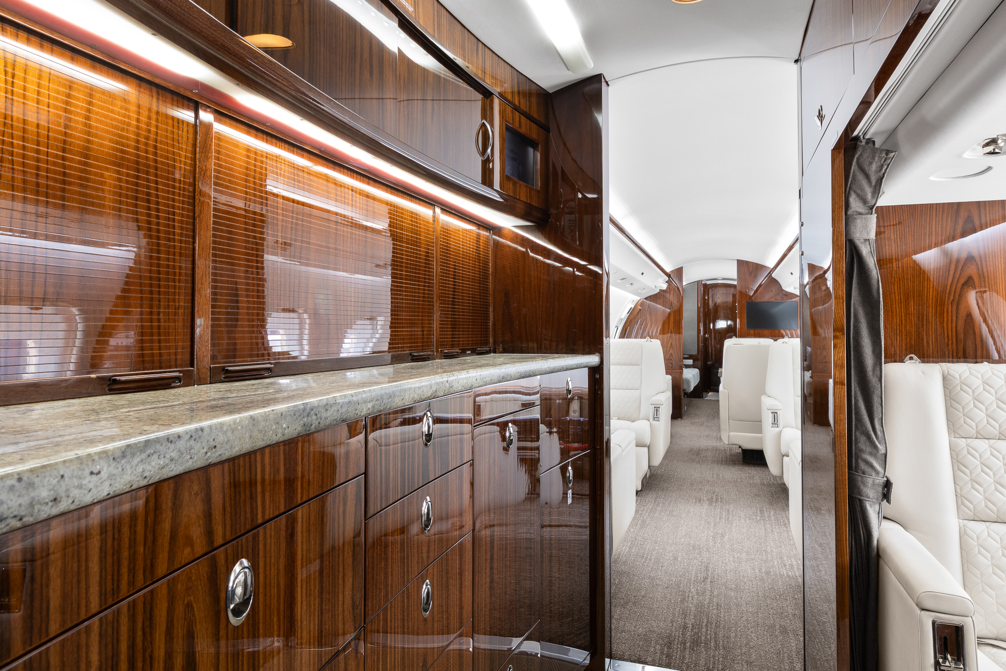 Forward galley.